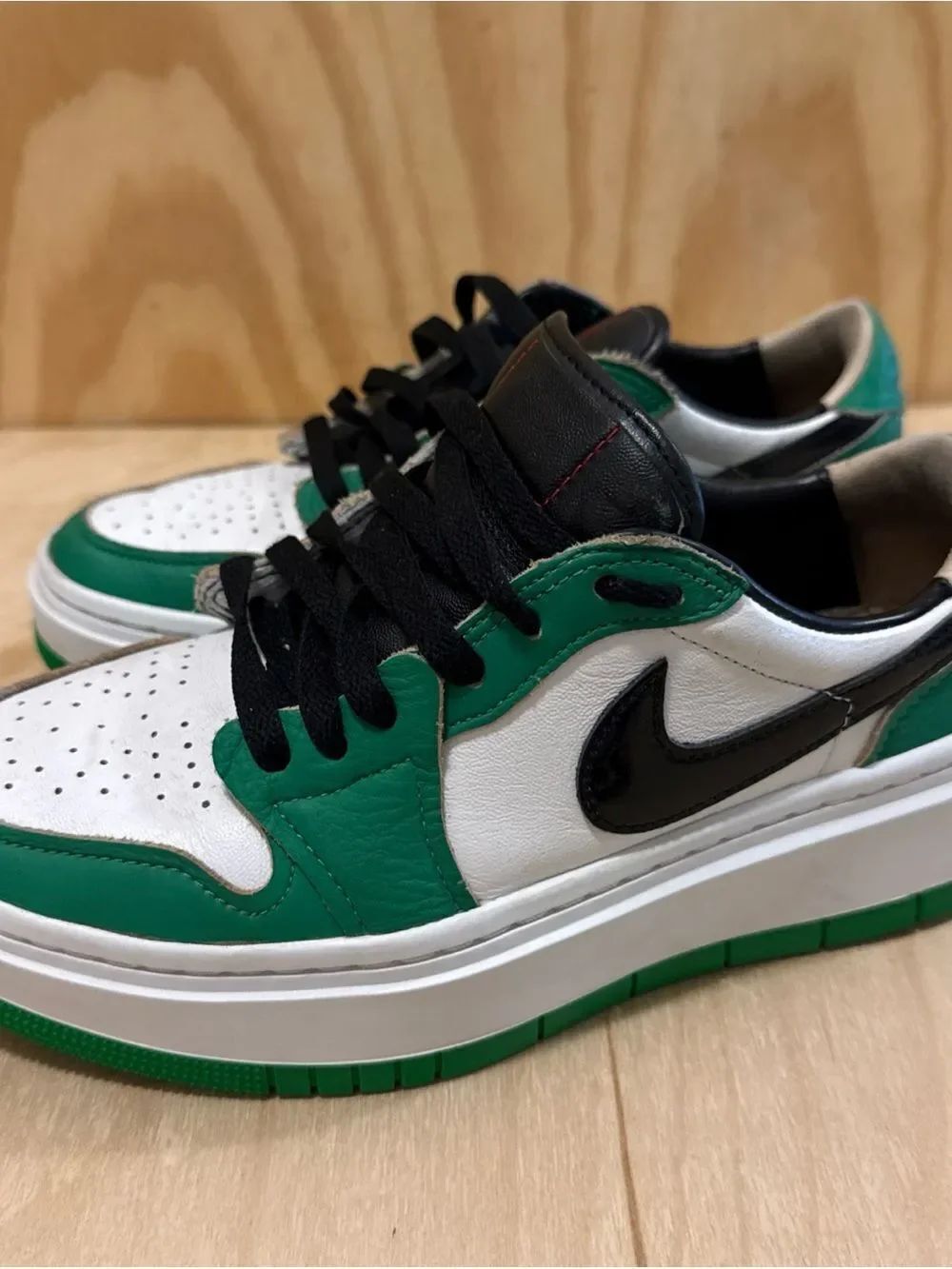 Women’s Air Jordan 1 Elevate Low SE Shoes SZ 8.5 Lucky Green DQ8394-301